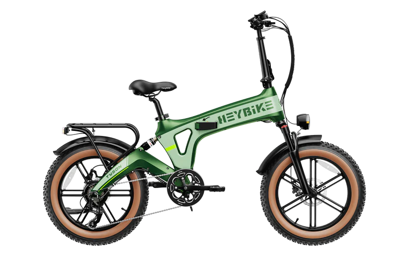 Folding Wide-Tire E-Bikes