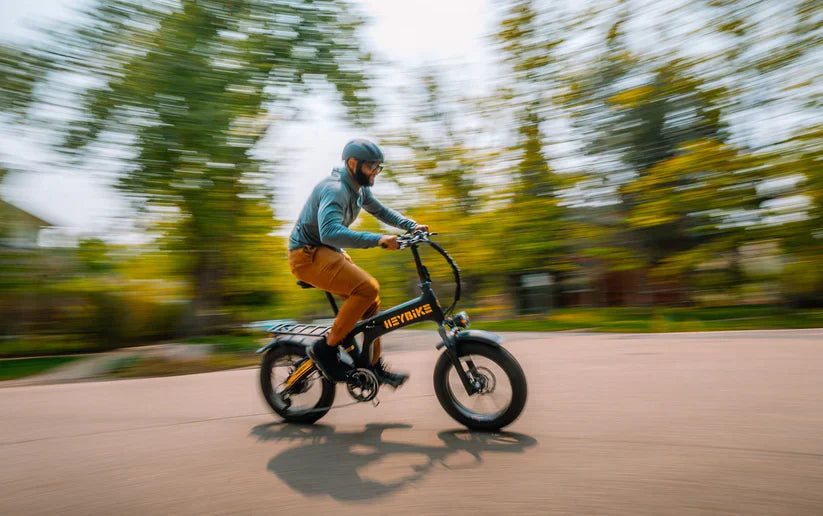 Folding Wide-Tire E-Bikes