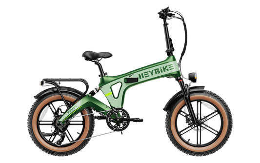 Folding Wide-Tire E-Bikes